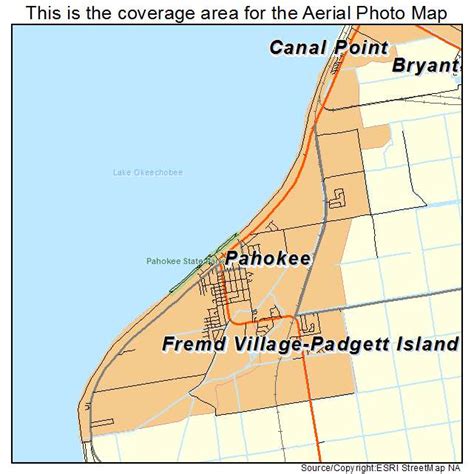 Aerial Photography Map of Pahokee, FL Florida