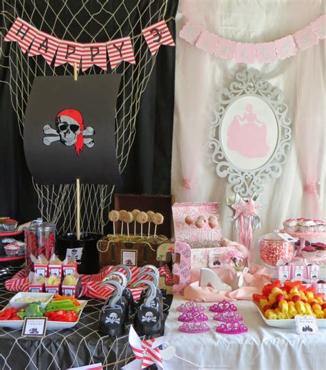 Yo Ho Ho Pirate And Princess Birthday Party With Plenty Of Ideas For