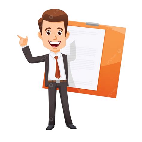 Businessman Holding Illustration Businessman Holding Symbol Png