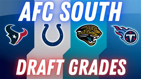 2023 Afc South Draft Grades Youtube