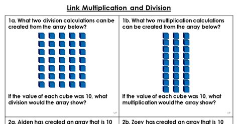 Link Multiplication And Division Varied Fluency Classroom Secrets