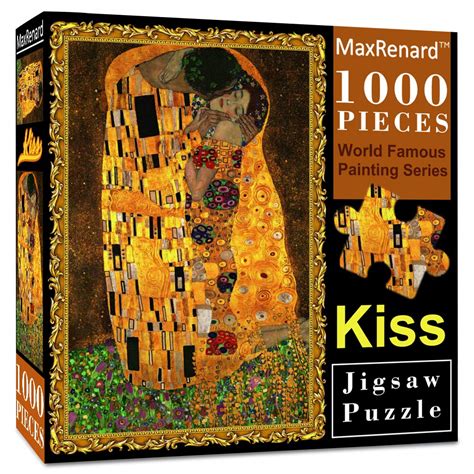 Buy Maxrenard Pieces Puzzle For Adult The Kiss Puzzle Gustav Klimt