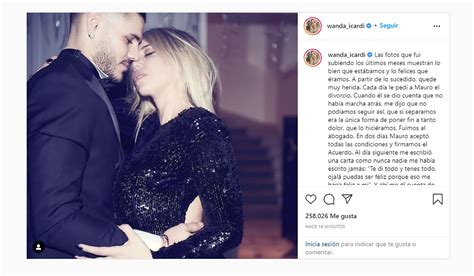 Wanda Nara Anunci Su Separaci N Definitiva Tras Confirmar El Encuentro