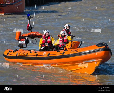 Rnli Rescue Boat Stock Photo Alamy