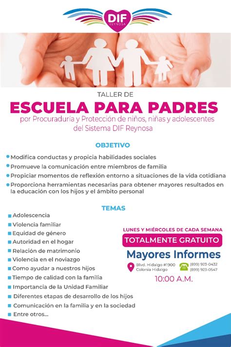 Invita Dif Reynosa A Participar En Escuela Para Padres