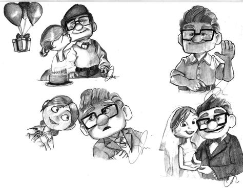 Carl And Ellie By Wolf Shadow77 Up Pixar Pixar Films Disney Pixar Up