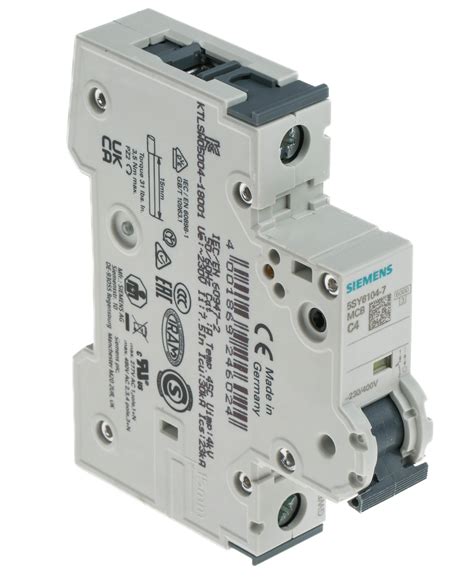 MCB Miniature Circuit Breakers Guide Types Sizes And Uses RS