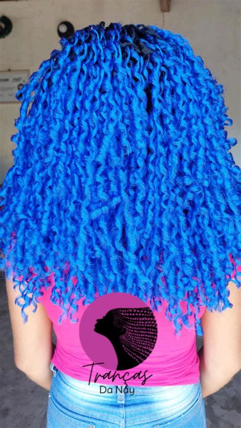 Nina Softex Cor Blue Studio Trancasdanay Nina Crochet Braids Nina