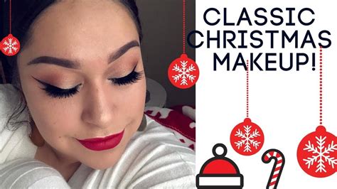 Classic Christmas Makeup Tutorial Youtube