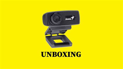 Unboxing Genius FaceCam 1000x High-Definition Video Chat WebCam - YouTube