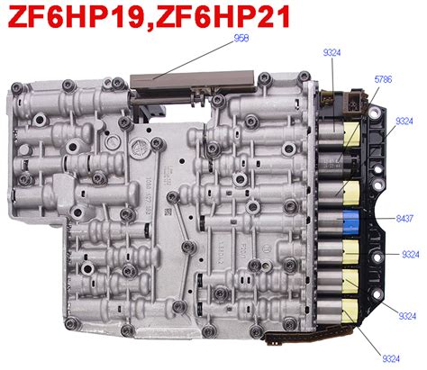 Схема АКПП ZF6HP19 ZF6HP21 GA6HP19Z Electrical полная техническая