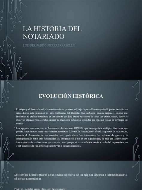 La Historia Del Notariado Pdf Justicia Crimen Y Violencia