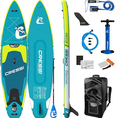 Cressi Jet Cruise Dc Isup Set 112 Hydrodynamisch Form Aufblasbares Sup