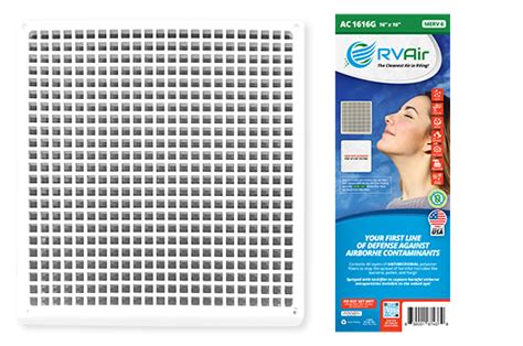 RV Air Conditioner Replacement Filter For 16 X 16 RV Air Conditioners