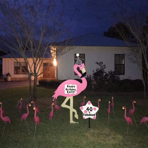 Apex NC Birthday Yard Flamingo Rentals Sandhills Baby And Birthday Signs