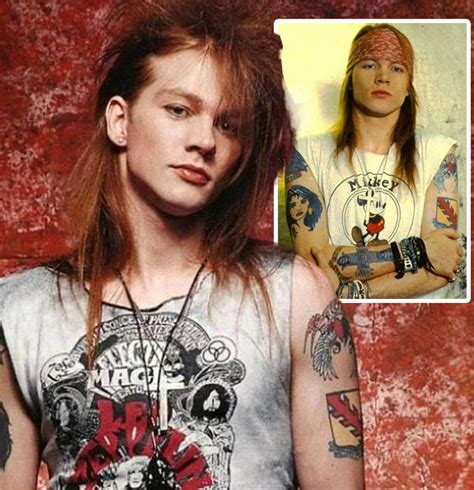 Tattooicon Axl Rose Temporary Tattoo Set Guns N Roses Tattoos Axl Rose