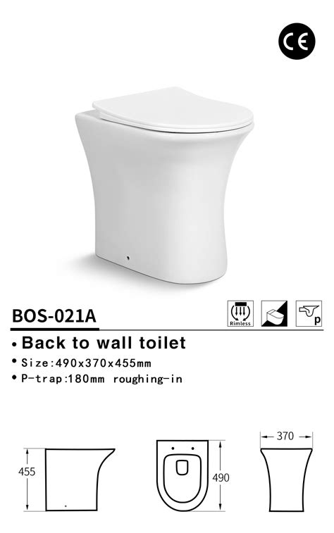 Blanco De Alta Calidad Dual Flush Chino Wc Aseos Montado En El Piso P