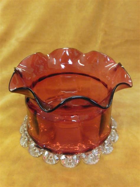 Antiques Atlas Victorian C1880 Cranberry Glass Bowl