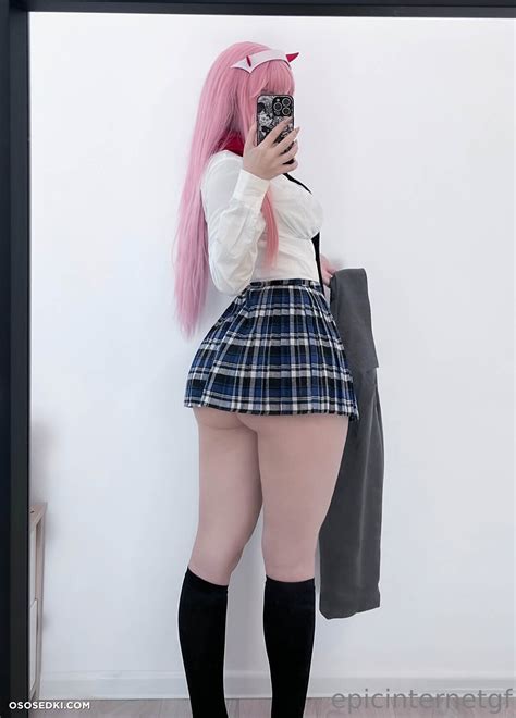 Epicinternetgf Zero Two Darling In The Franxx Naked Cosplay Asian