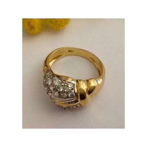 Anello In Oro Giallo 18kt Con Cubic Zirconia Gr 6 58 IGJ