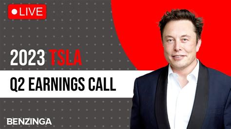 Watch Live Tesla Q2 Earnings Call Tsla Youtube