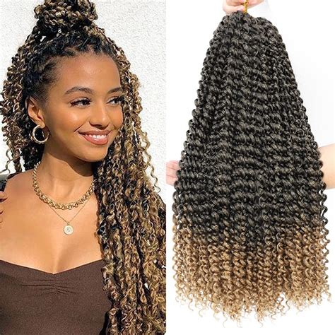 Buy Packs Passion Twist Hair Inch Water Wave Crochet Hair For