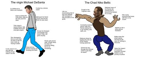 Virgin Michael DeSanta vs Chad Niko Bellic : r/virginvschad