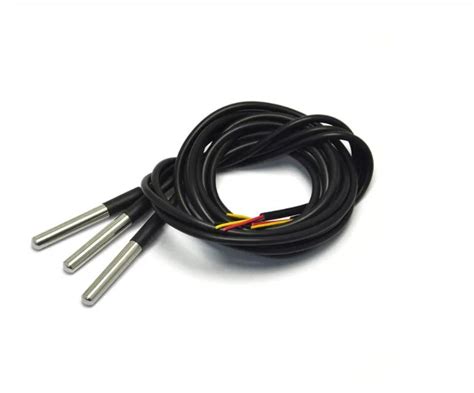 Waterproof Ds18b20 Temperature Temp Sensor Digital Thermal Probe 1m Waterproof Temperature