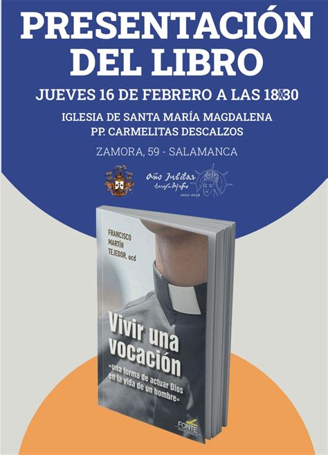 PRESENTACIÓN DEL LIBRO VIVIR UNA VOCACIÓN EN LA IGLESIA DE SANTA