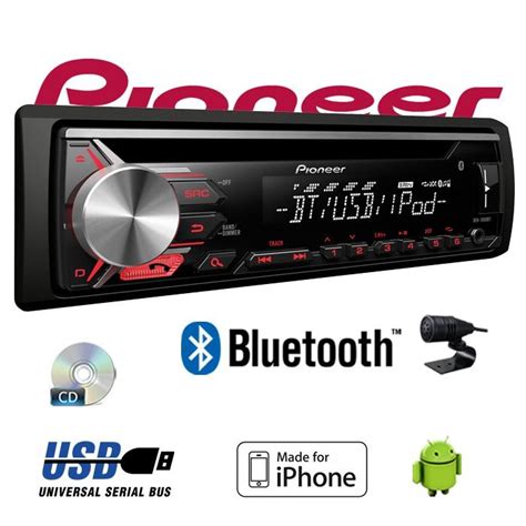 PIONEER Autorradio CD USB BT PIONEER DEH 3900BT Radio CD Con