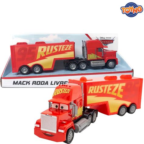 Caminh O Mack Carros Brinquedo Cm Roda Livre Mack Carros Toyng