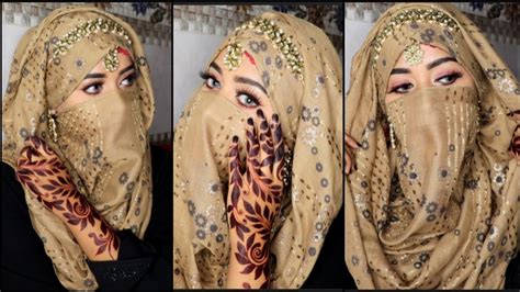 Wedding And Party Hijab Style With Niqab Hijab Style 2022