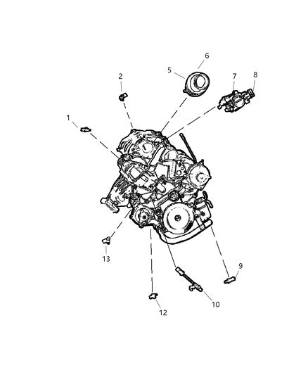 Sensors Engine 2006 Chrysler Town Country