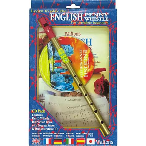 Waltons English Penny Whistle Cd Pack Musicians Friend