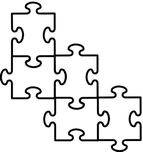 Large Blank Puzzle Piece Clipart Best