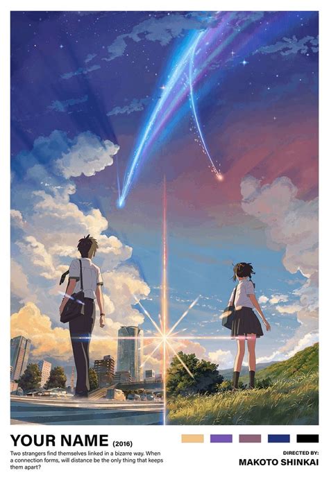 Your Name Poster Anime Posters Anime Wall Decor Your Name Etsy Your