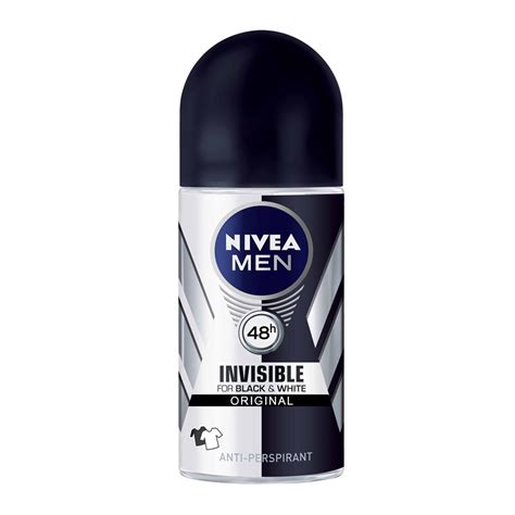 Nivea Men Roll On Invisible Black White Original 50 Ml Platin