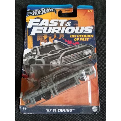 Hot Wheels Fast Furious Hw Decades Of Fast El Camino Shopee Philippines