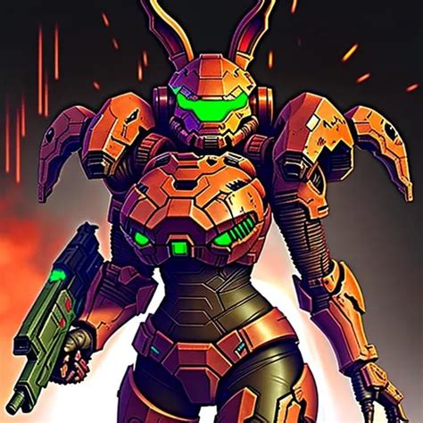 Doom Slayer Bunny Girl