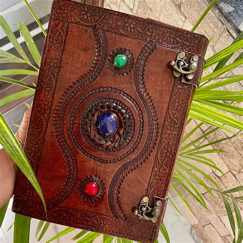 Handmade Leather Journal Spell Book Of Shadow Journal Etsy