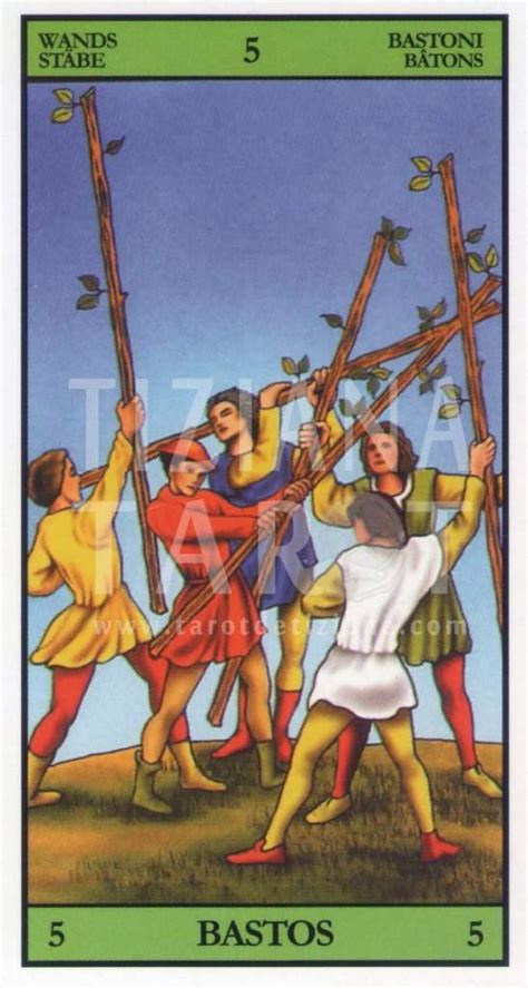 El De Bastos En El Tarot Tarot De Tiziana