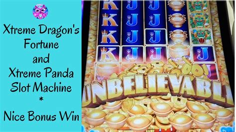 Nice Bonus Win On Xtreme Dragons Fortune And Xtreme Panda Slot Machine