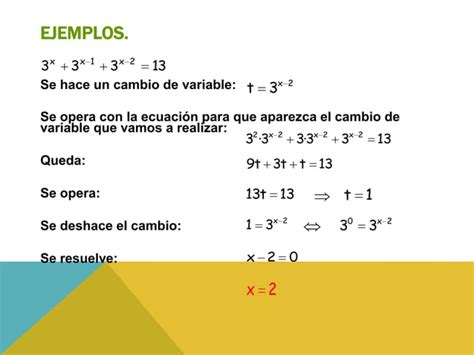 Ecuaciones Exponenciales Ppt