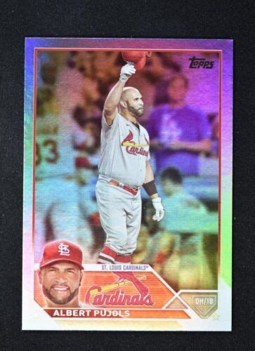 2023 Topps Rainbow Foil 5 ALBERT PUJOLS St Louis Ubuy India