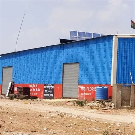 Blue Modular Mild Steel Industrial Shed Thickness Mm At Rs Sq