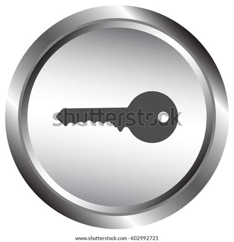 Icon Old Key Vector Illustration Stock Vector Royalty Free 602992721