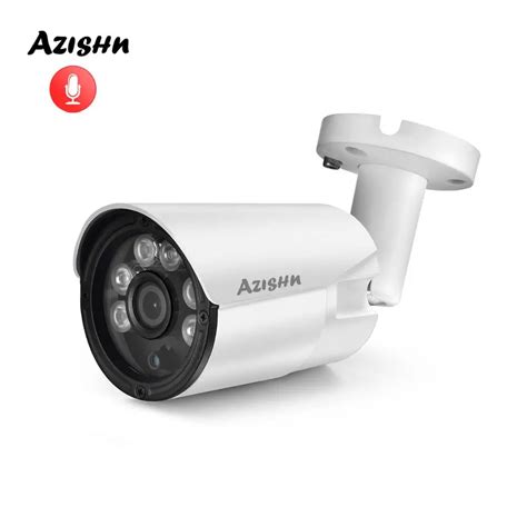 AZISHN Cam Ra De Surveillance Ext Rieure IP POE H 265 5mp 4mp 3mp 2mp S