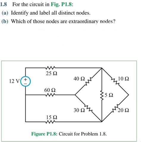 Solved 1 11 For The Circuit In Fig P1 11 A Identify And Chegg