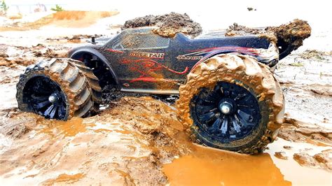 Rc Mud Trucks Racing Jumping X Jlb Racing Cheetah And Vrx Racing