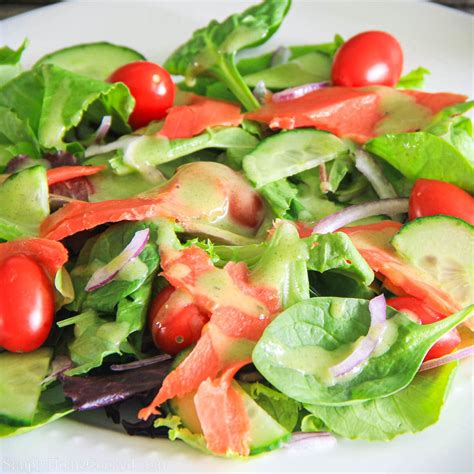 Smoked Salmon Salad - Simply Home Cooked